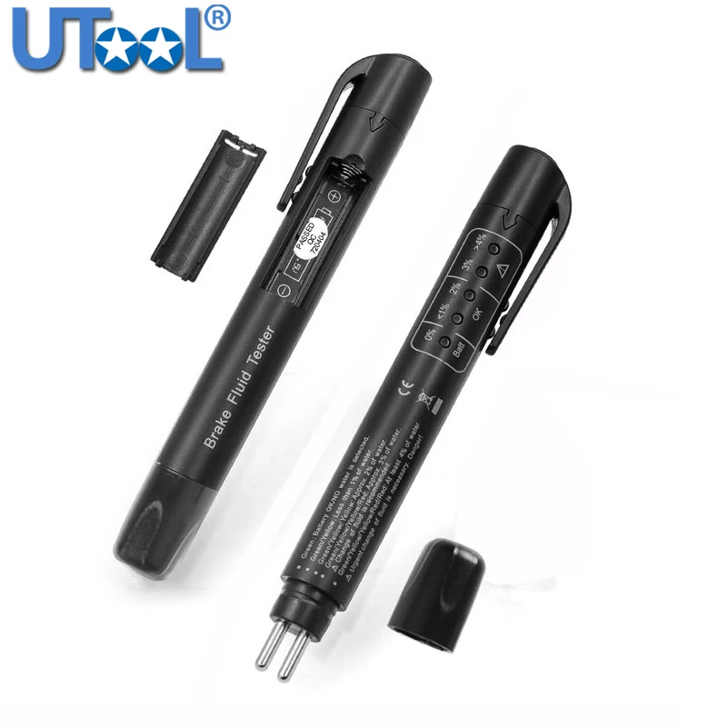 

New Brake Fluid Liquid Tester Pen With 5 LED Car Auto Vehicle Tools Diagnostic Tools Mini Brake Fluid Tester