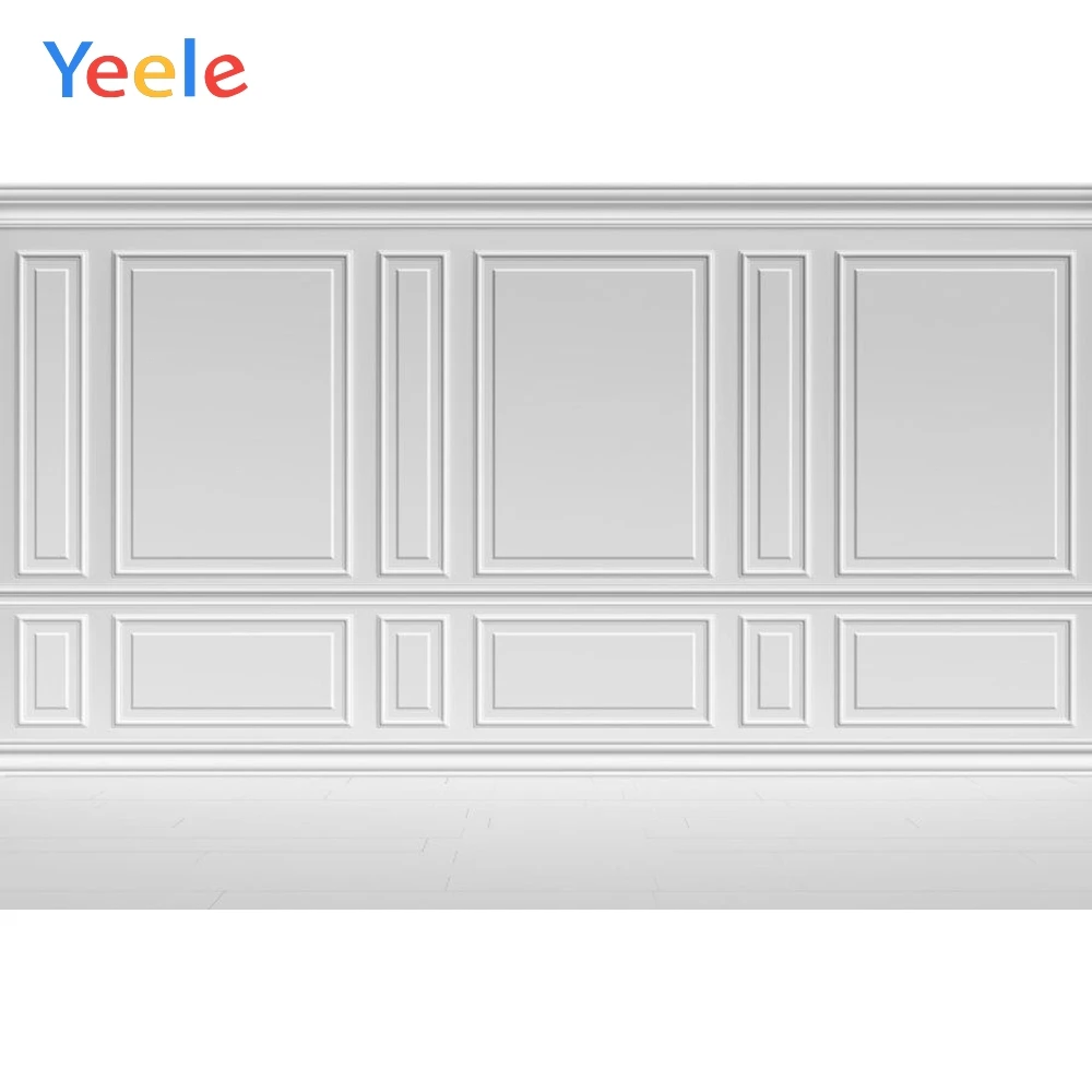 

Yeele Interior White Brick Wall Floor Simple Scene Photography Backgrounds Personalized Photographic Backdrops For Photo Studio