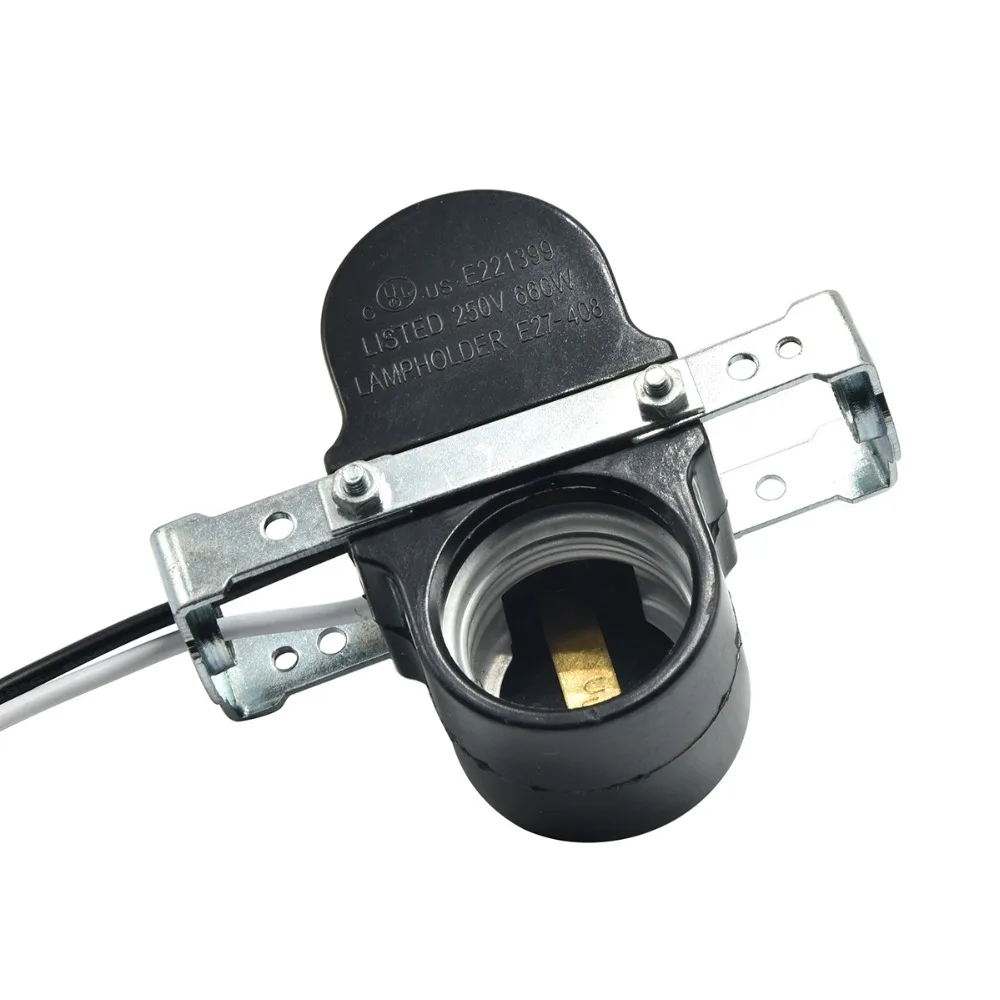 E27 Bakelite Socket 2 Heads Lamp Holder UL Vintage Double Screw Bulb