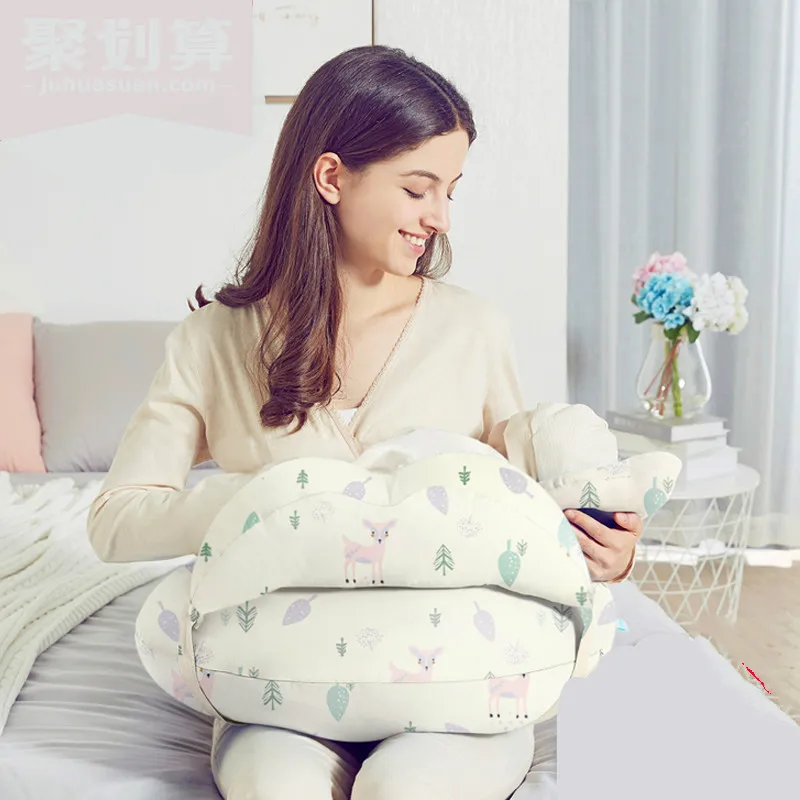 

Baby Nursing Pillows Maternity Breastfeeding Pillow Infant Cuddle U-Shaped Feeding Waist Cushion Newborn Anti-choke Milk Cushion