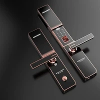 

X1 Digital Door Lock Fingerprint Touch Password Anti-theft Home Security Handle Key Inteligent