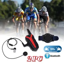 2x Bluetooth Bicycle Helmet 1.5-3KM Group Intercom Headset Walkie Talkie X3 Plus