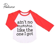Pudcoco/хлопковая одежда с длинными рукавами для новорожденных и маленьких мальчиков, футболка Топы с надписью «I Got», одежда для детей от 0 до 24 месяцев