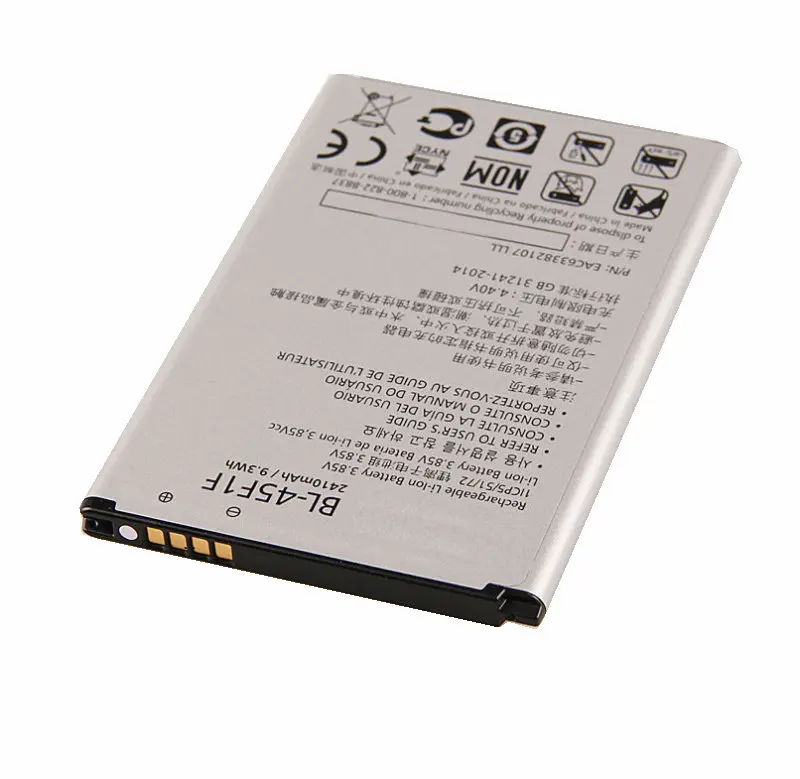 10 шт./лот BL 45F1F 2410 мАч Сменный аккумулятор для LG k8 K4 K3 M160 Aristo MS210 X230K X240K LV3 (2017 версия