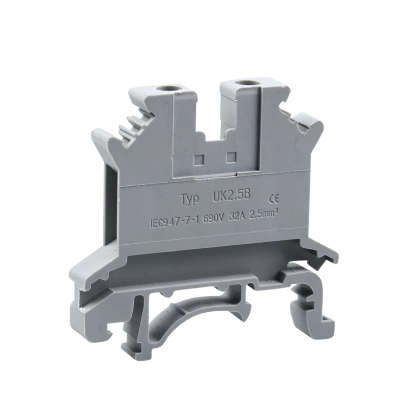 

1pc DIN Rail Wire Terminal UK2.5B Wire Cable Terminal