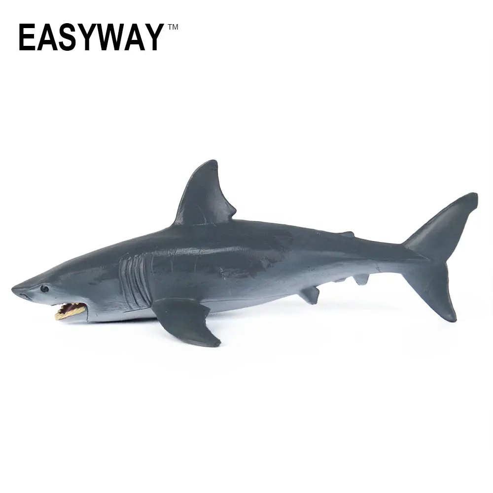 

Mr.Froger Shark Model Toys Jaws Simulation Cute Sea Life Animals In Action Figure For Kids Gift Tiburones Jugete Classic Pastic