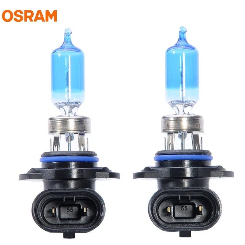 Лампа Ксеноновая OSRAM 9005 HB3 5000K 12V 60W холодная синняя заранее галогенные лампы ксеноновые МЕГА Белая 50% более светильник автомобильных ламп Hi/короче спереди и длиннее сзади) луч пара 9005CBA