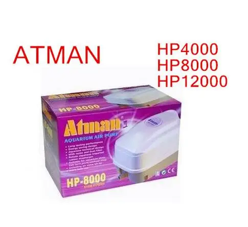 ATMAN hp 4000 8000 12000 высокий выход аквариумный воздушный насос для аквариума Koi Pond воздушный аэратор Гидропоника воздушный компрессор