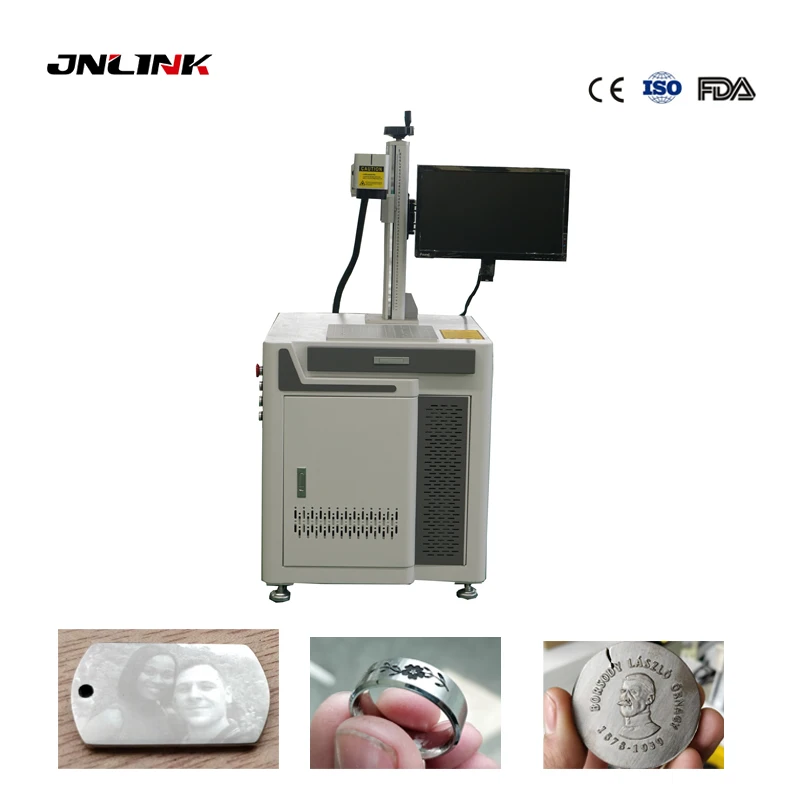 

Made in Jinan 30 w fiber laser marking machine Hardware plastic laser engraving machine