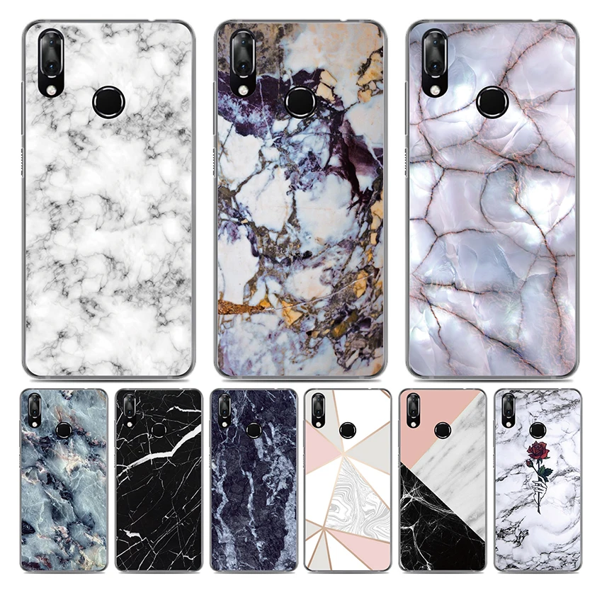 

For Vodafone Smart V8 X9 N8 N9 Lite C9 E9 E8 Prime 6 7 Turbo 7 Ultra 7 VDF 210 Cute Marble print Soft TPU cover Phone Case