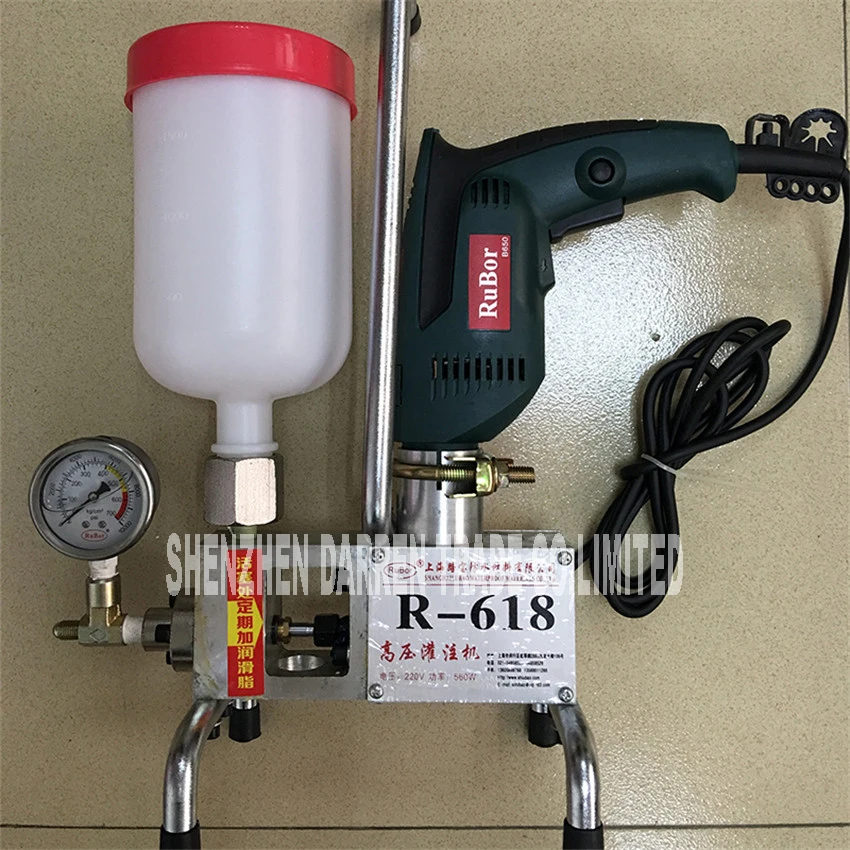 R-618 220V электрическая машина для заземления эпоксидный Инжекционный насос