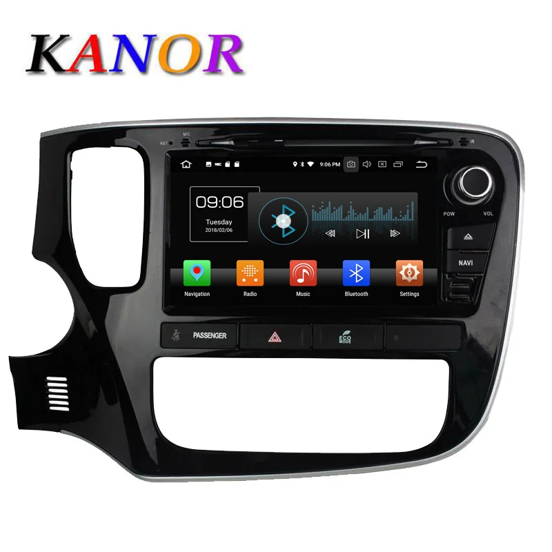 

KANOR 4+32G Octa Core Android 9.0 2din Car DVD Radio For Mitsubishi Outlander 2013 2014 2015 Headunit GPS Navigation Car Stereo
