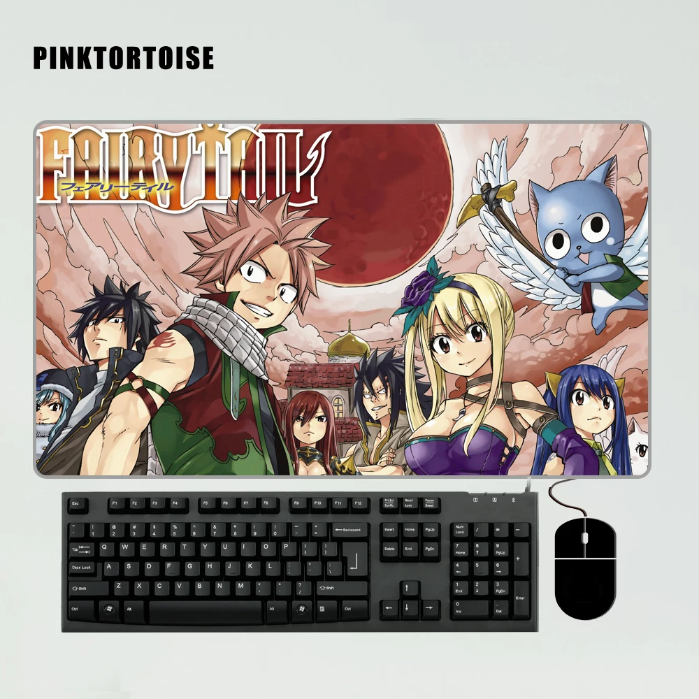 

PINKTORTOISE Mousepad Anime FAIRY TAIL Mouse pad PLAYMAT CUSTOM Large Mousepad Mat