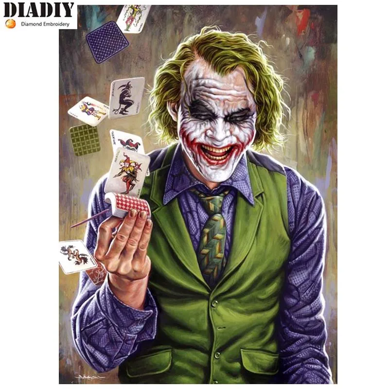 Full Square&ampround Diamond 5D DIY Painting clown Embroidery Cross Stitch Rhinestone Mosaic Decor Gift | Дом и сад