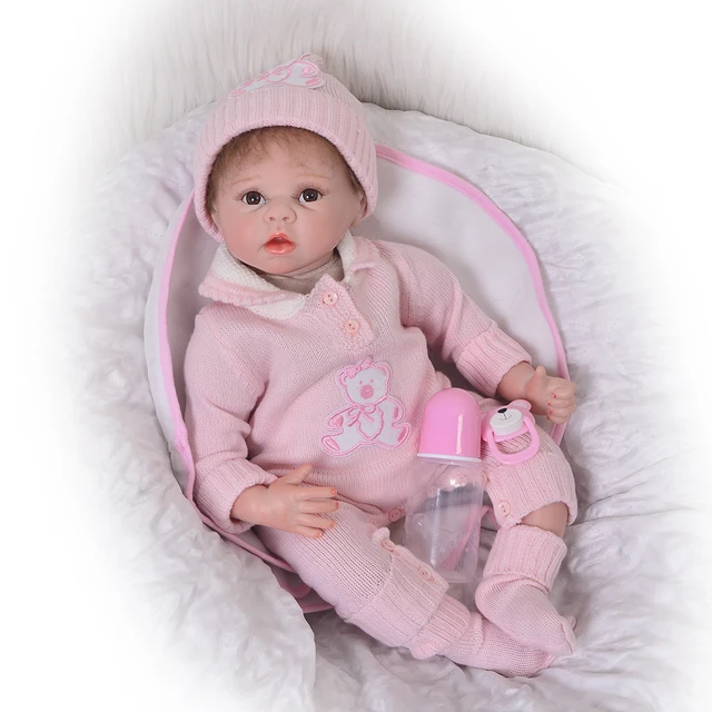 Buy 22 Inch Soft Silicone Newborn Baby Doll Red Face