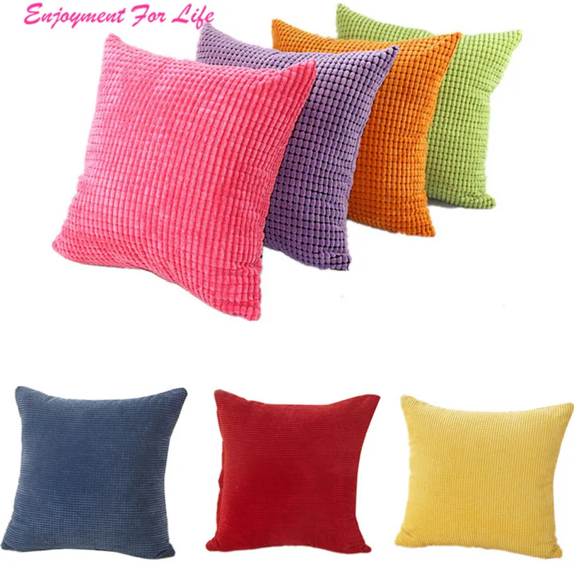 

Cotton Corduroy Cushion Cover Decorative Wholesale Superior Quality Sofa Home Throw Pillow Case Free Shipping Dec 28