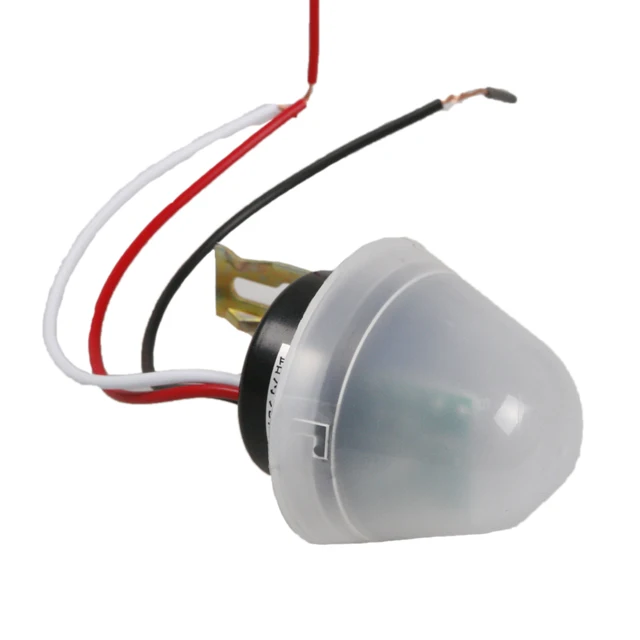 220v Waterproof Outdoor Auto On Off Light Sensor Switch