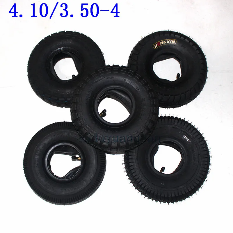 Tyre size 4.10/3.50-4 410-4 350-4 for ATV Quad Go Kart 47cc 49cc Electric Scooter 410/350-4 4.10-4 3.50-4 Wheelbarrow tires