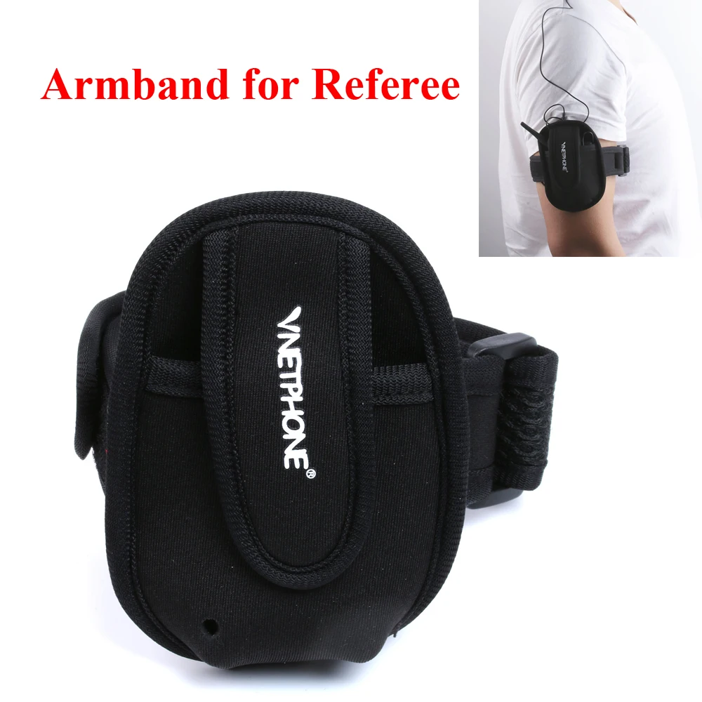 

Vnetphone Portable Armband for Intercom Bag Riders Helmet Soft Plastic Material Easypocket Referee Intercom Headset Armband