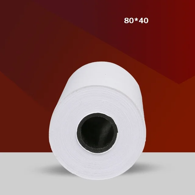 thermal paper roll 80mmx40mm for supermarket cash register paper pos