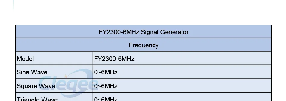 FY2300-6MHz произвольной формы двухканальный высокочастотный генератор сигналов 200MSa/s 100 МГц Частотомер