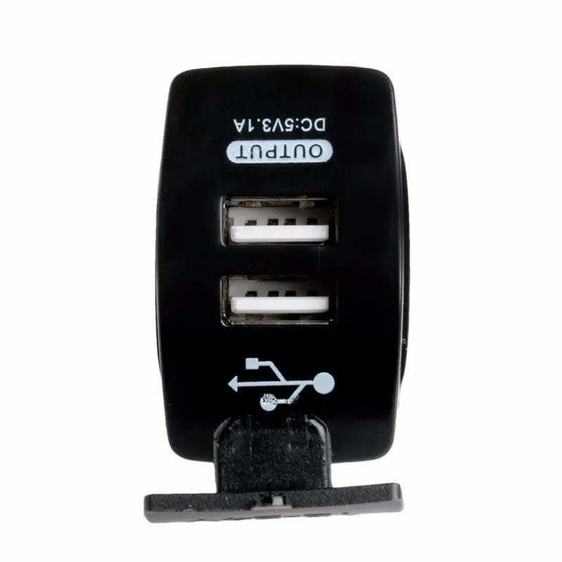 Автомобильное зарядное устройство разветвитель адаптер питания розетка 12 В двойной USB