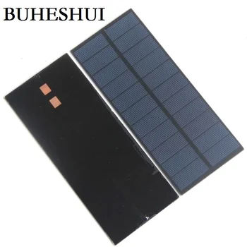 

BUHESHUI 2.2W 5.5V Solar Cell Polycrystalline Solar Panel DIY Solar Battery Charger For LED Light 188*78.5MM 10pcs Free Shipping