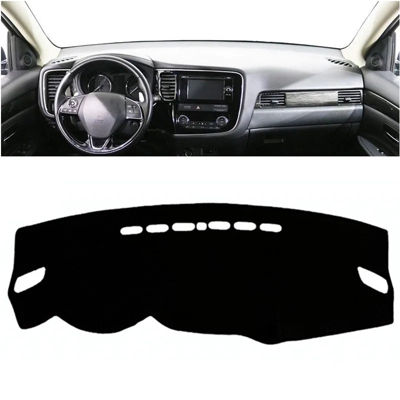 

Car Dashboard Cover Mat Pad Interior Dash Dashmat Sun Shade Instrument Carpet For Mitsubishi Outlander 2013-2016 2017 2018 2019