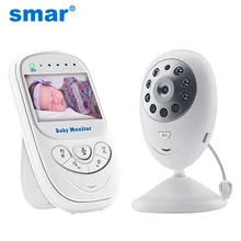 Smar 2,4 дюймов Аудио Видео Беспроводной Видеоняни и радионяни безопасности Камера детский няня музыка домофон Ночное видение Температура мониторинга