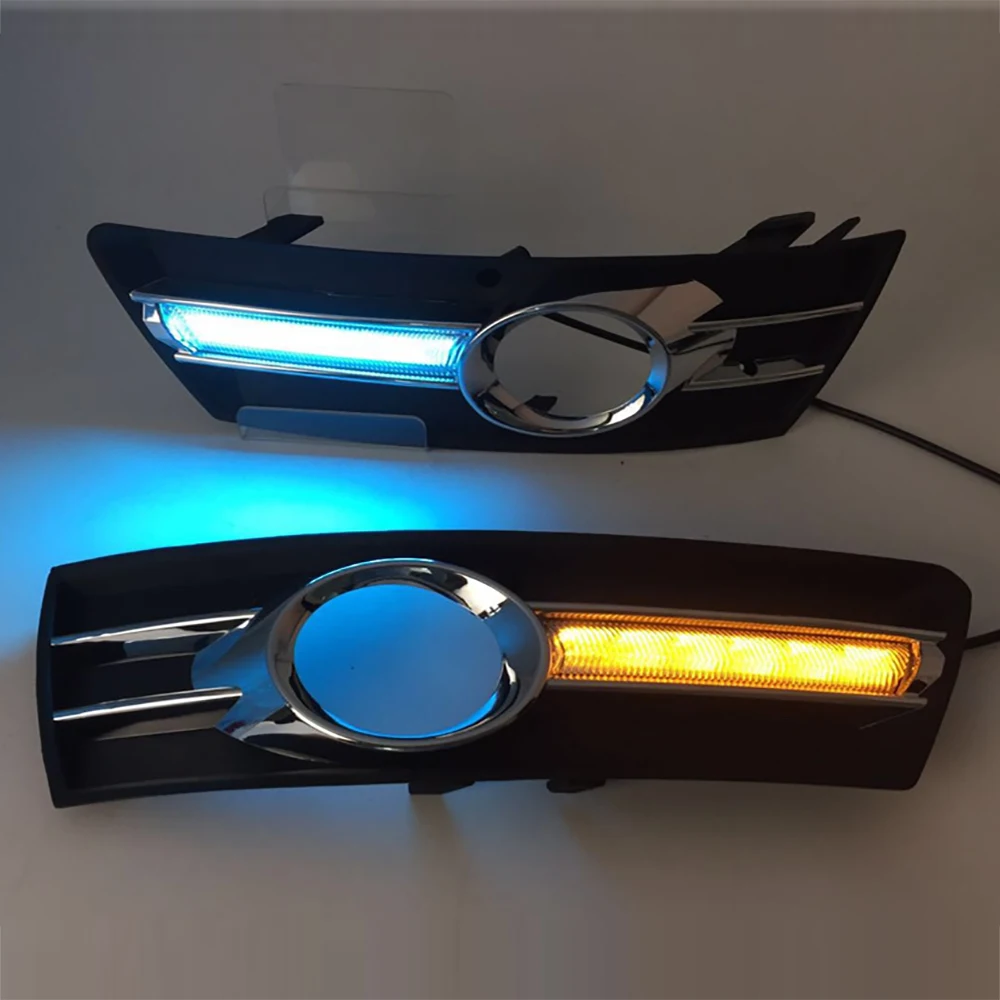 

Car DRL Kit for Volkswagen CC 2009~2013 LED Daytime Running Ligh for car VW CC with turn signal light blue light