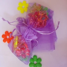 25x35 см 100 шт./лот Рождество органза сумки светло-фиолетовый drawstring сумка для еды/Ювелирные изделия/конфеты мешок подарков небольшие упаковки bag
