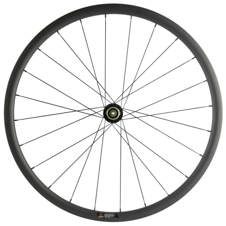 Discount 30mm Carbon wheelset road disc brake wheels clincher 700C cyclocross novatec disc brake bicycle wheelset 4