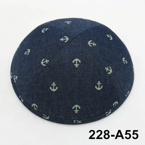 При покупке более 5 лотов(50 шт.) будет скидка 10% Джинсовые 19 см kippots Kipa Skullies kippa beanie Kippah jeus Yarmullka