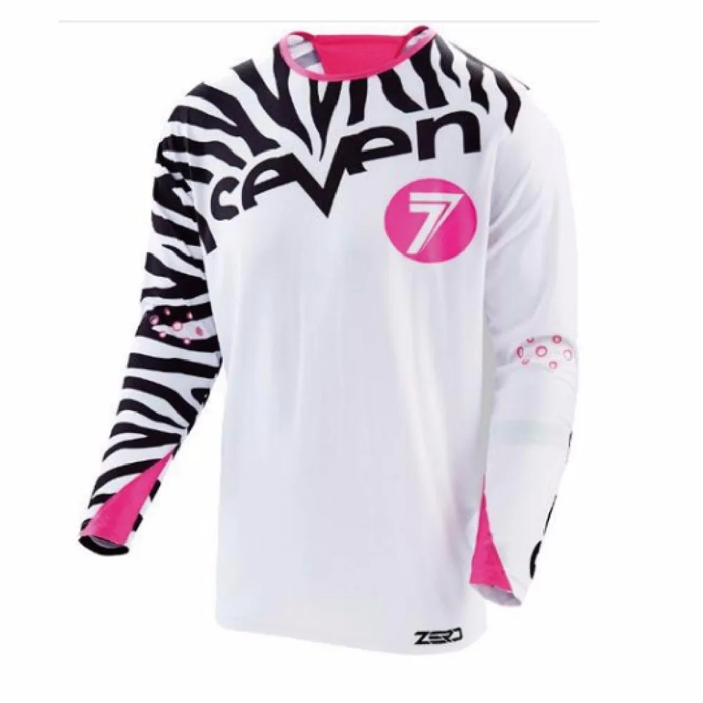Cycling jersey Motocross Element Women Racewear Jersey (Black/Pink/Hi