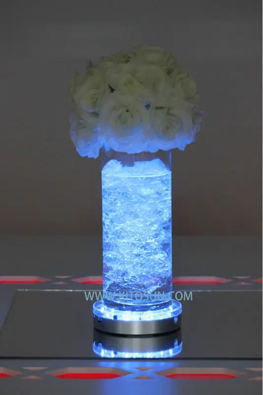20 шт. перезаряжаемый RGB Led Uplighter базовый аккумулятор Powerd кальян Декор для дома