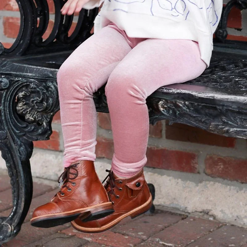 

Milancel 2018 Baby Girls Pants Velvet Kids Trousers Slim Kids Pants Fashion Pants for Kids Clothes 1-4 years Girls Clothes