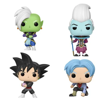 

Funko pop Official Amine Dragon Ball Super - Whis, Zamasu, Future Trunks, Goku Black Vinyl Action Figure Collectible Model Toy