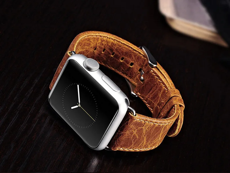 Ремешок из натуральной кожи для iwatch iphone Apple ремешок умных часов 42 мм 38