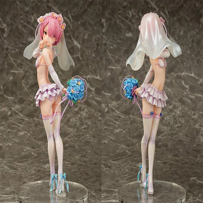 

Anime Ram Wedding dress Ver. action Sexy model Re:Life in a different world from zero Doll Toys KA063