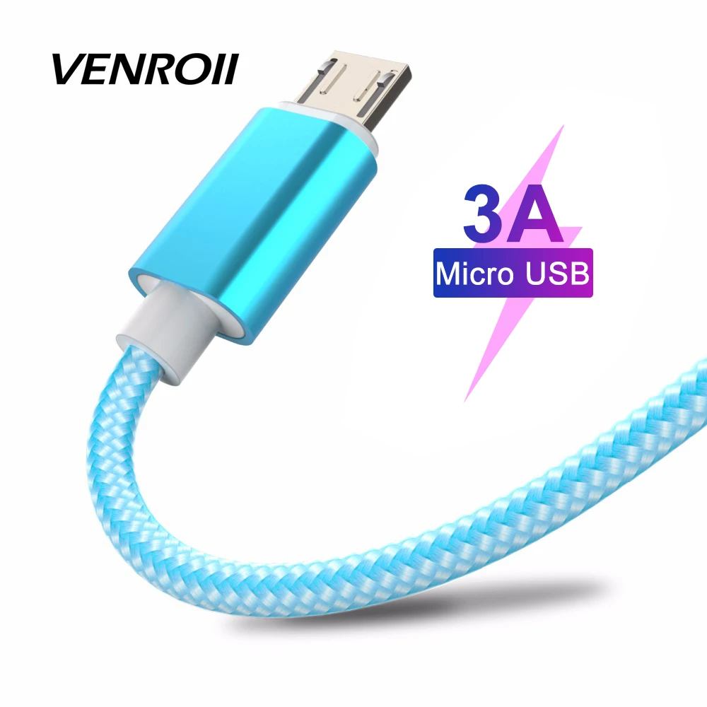 

Fast Charging USB Cables Micro Usb Cable Android Mobile Phone Data Sync Charger Cable for Samsung A7 S7 for Xiaomi 1m/2m/3m Cord