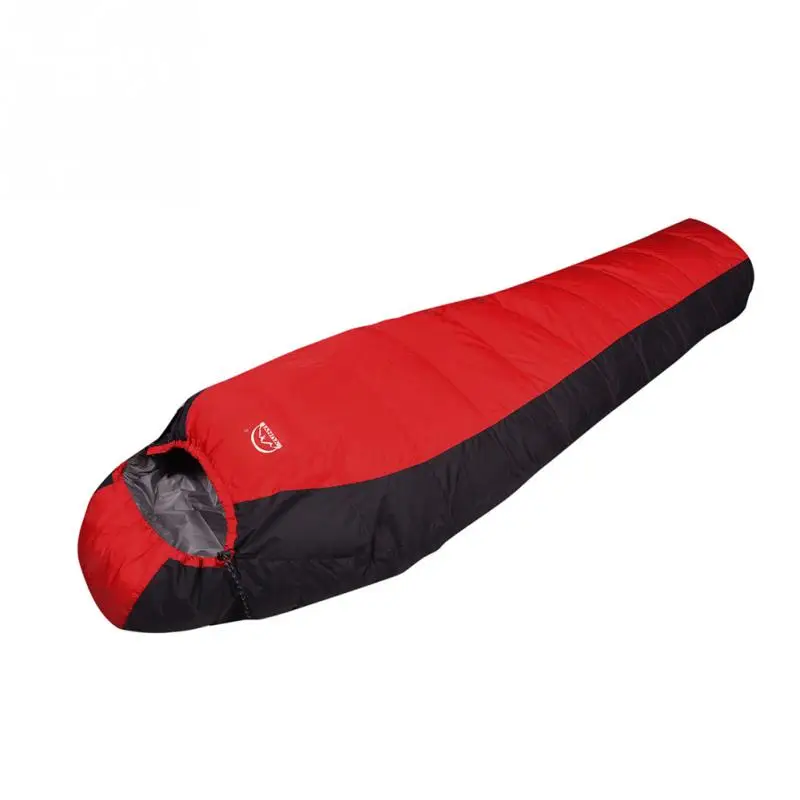 

90% Down Single Sleeping Bag Silkworm Pupa Warm Outdoors Travel Bed Extreme Weather Lightweight Envelope Sleeping Bag