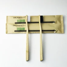 Смешанные цвета Корона тонкий стиль деревянная зубная щетка новинка бамбуковая зубная щетка мягкая щетина capitellum бамбуковое волокно деревянная ручка