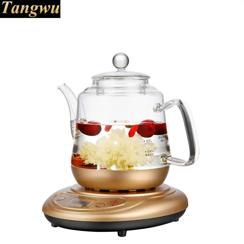 Brew tea ware herbal set glass raising pot fully automatic flower