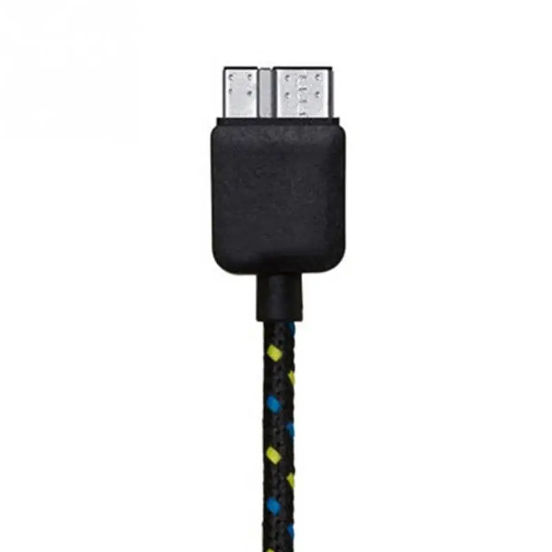 

Colorful 1M Braided nylon 3.0 Micro USB A Male to Micro B Male Data transfer Sync Charge Cable For samsung for galaxy s5/note 3