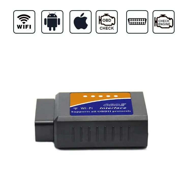 ELM327 OBD2 Bluetooth/WI-FI V1.5 с PIC18F25K80 автомобильный диагностический OBD 2 ELM 327 сканер Wi-Fi для Android/IOS/Windows 12V дизельное топливо