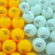 XCLOHAS Ping Pong Paddles Set with 2 Pieces of 6 Star Table Tennis Rackets and 3 Balls 2.8g D40+mm 3 Star ABS Plastic Ping Pong Balls White Orange 100 Pack Bulk Sale