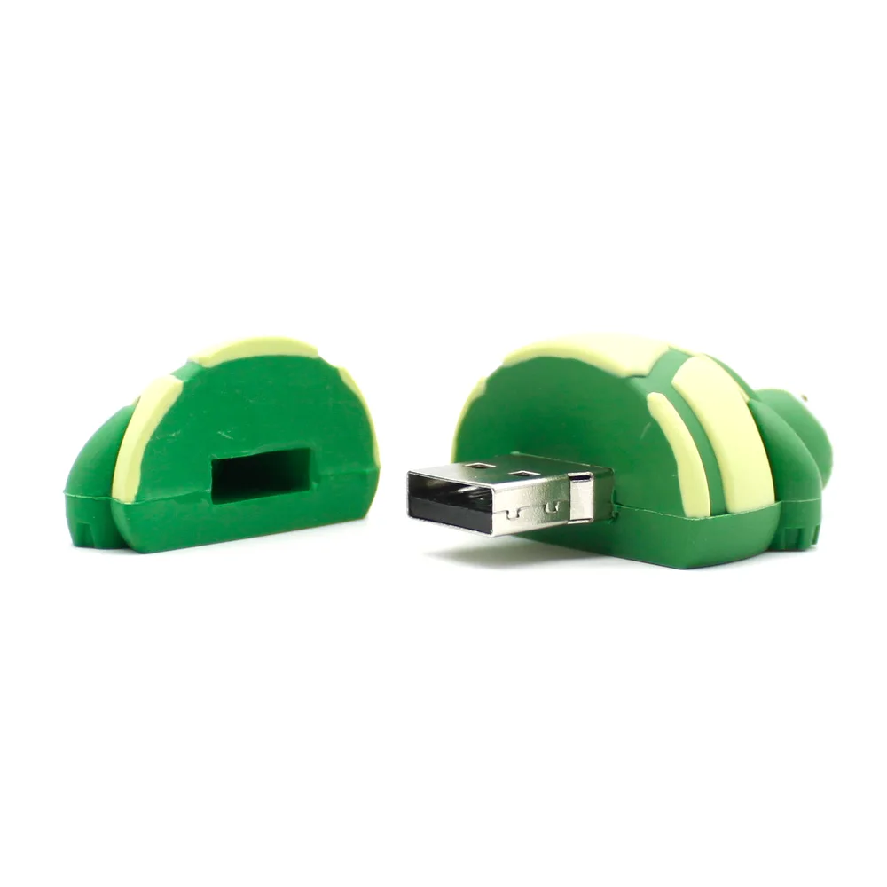 Cartoon Tortoise 64GB USB Flash Drives Cute Pendrive 32GB 16GB Memory Stick Sea Turtle Pen Drive 4GB 8GB I Flashdisk Funny Gifts
