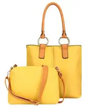 Elegant Women’s Brand Lychee Pattern Handbags Fashion Female Composite Bags Multi-purpose Girl’s Shoulder Bag