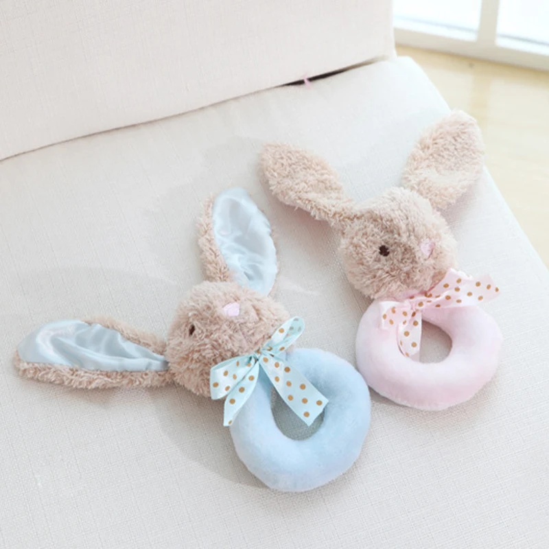 Baby Kids Plush Toys 4 in 1 Set Rabbit Dolls Stuffed Animals Dolls Scarf Handkerchief Appease Towel Rattles Crap Toys Juguetes  (8)