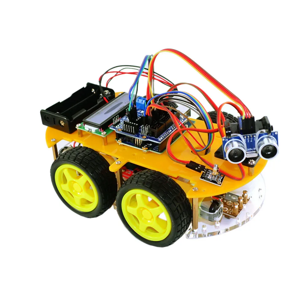 Bluetooth ультразвуковой умный автомобильный робот стартовый набор для Arduino|kit for